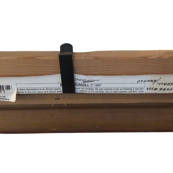 Vintage 1997 Lithograph Elaine Dunghill Fruitful Thoughts 21x17 - Picture 11 of 11